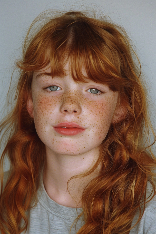 Portrait of a Red-Haired Girl