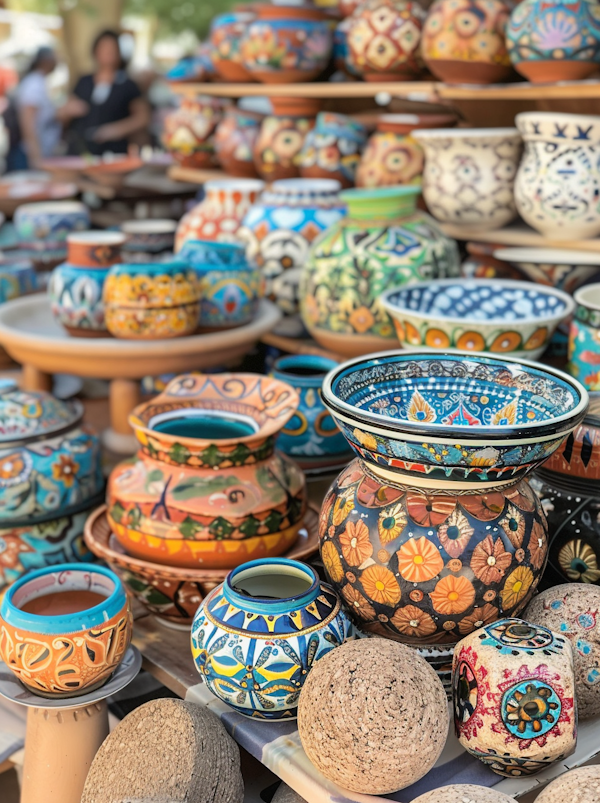 Colorful Ceramic Pottery Collection