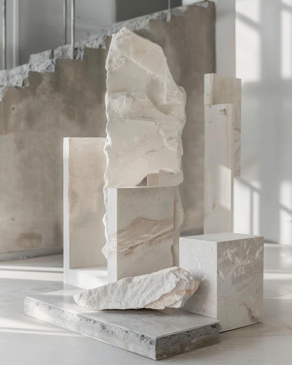 Modern Stone Display