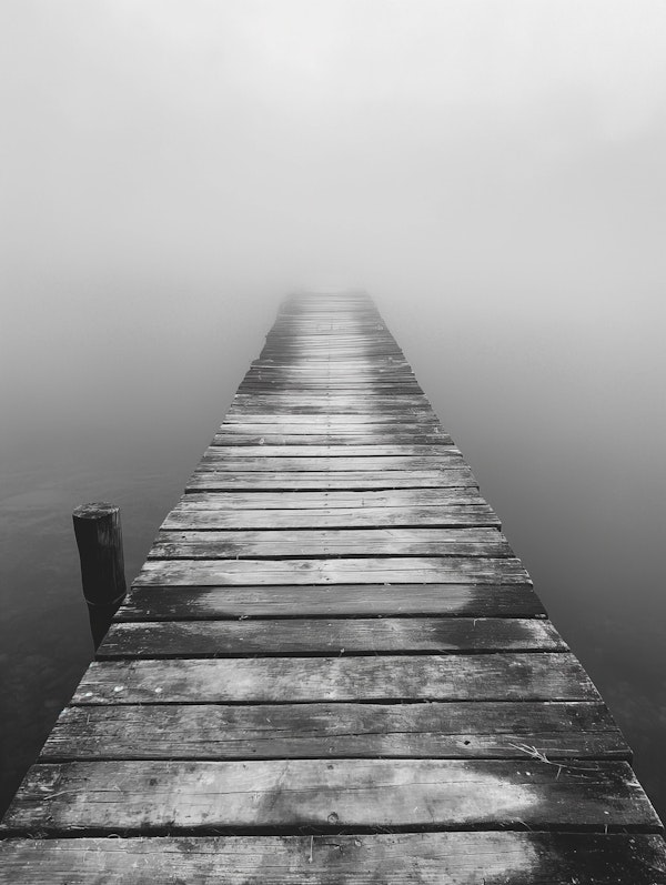 Misty Pier Serenity