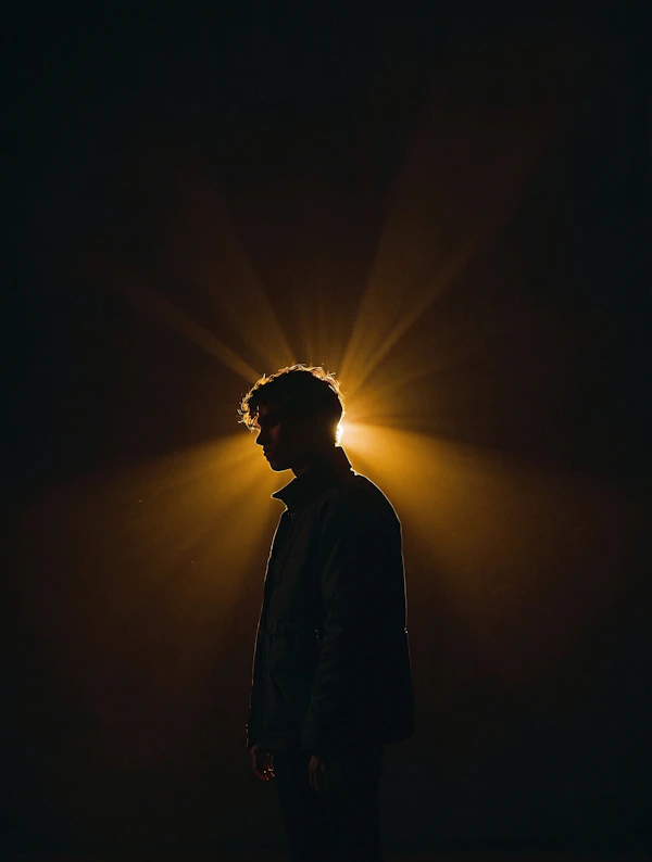 Silhouette in Golden Light