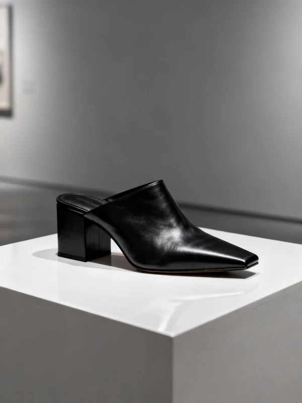 Elegant Black Mule