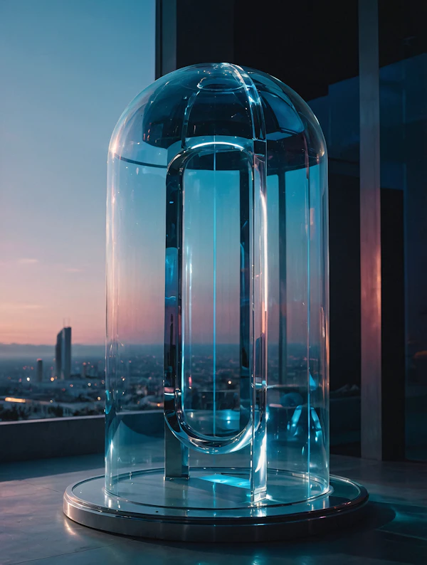 Futuristic Glass Pod