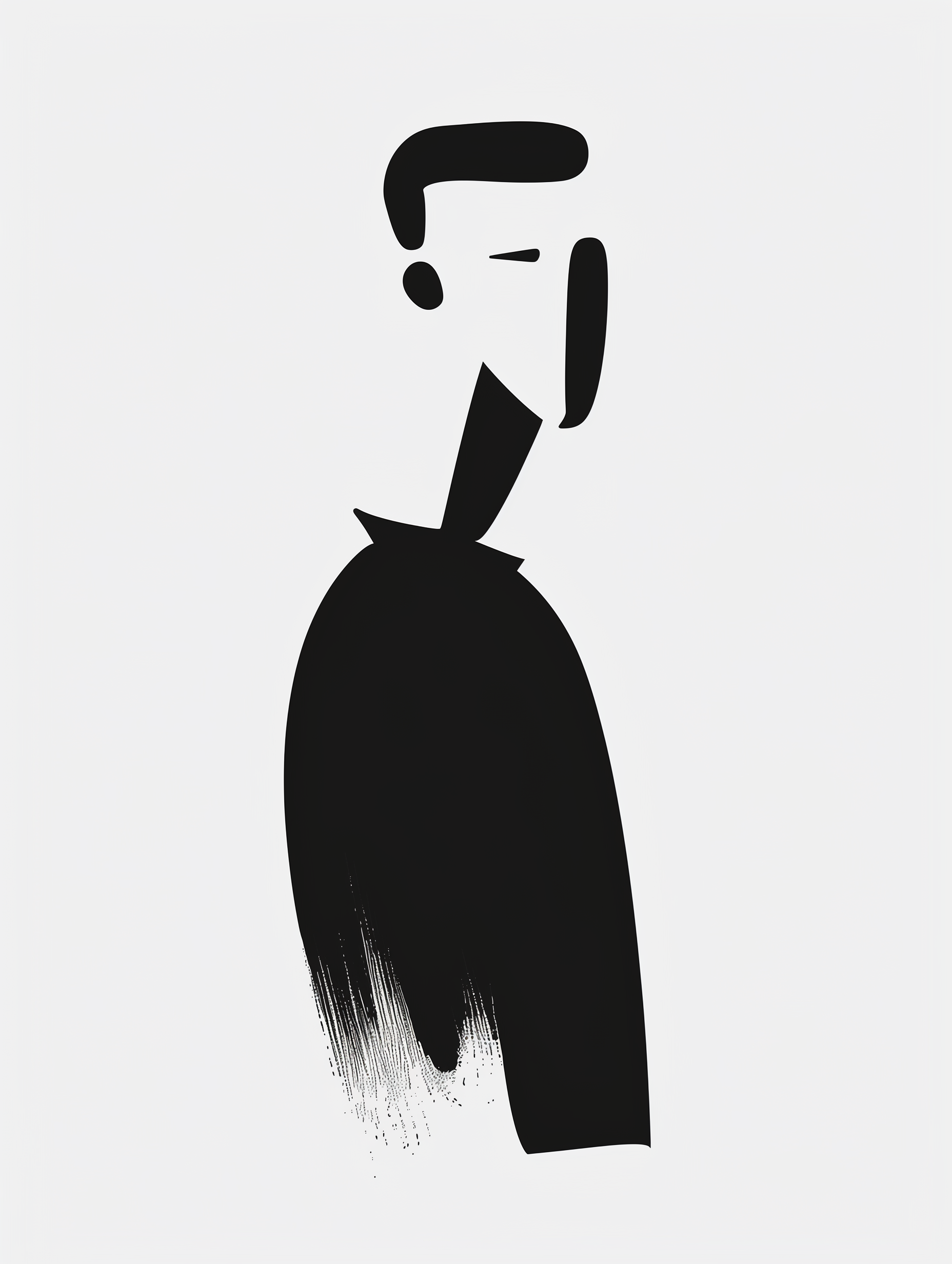 Abstract Human Figure Illustration On Lummi