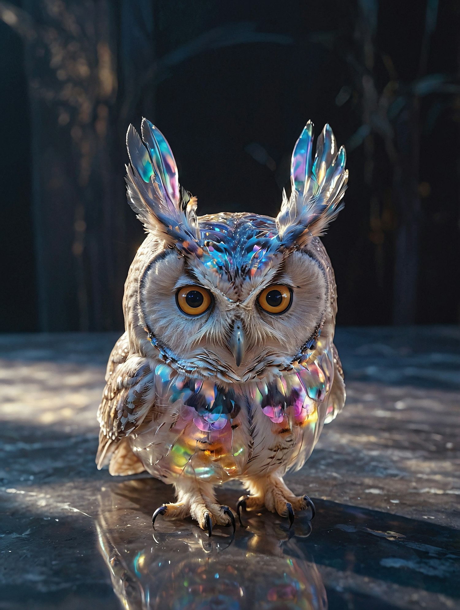 Iridescent Owl