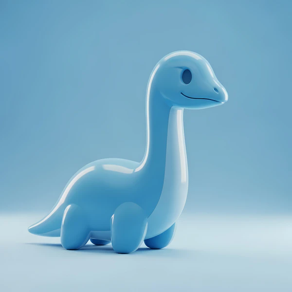 Cartoon Dinosaur Render