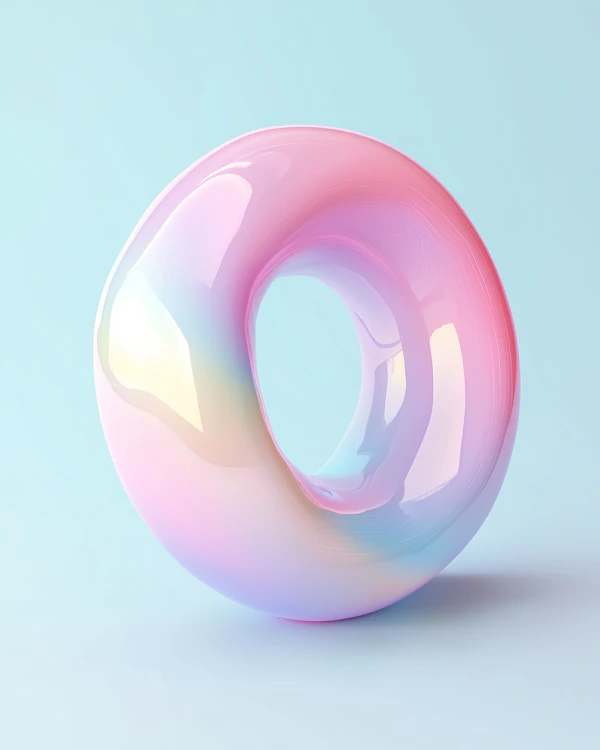 Pastel Gradient Torus