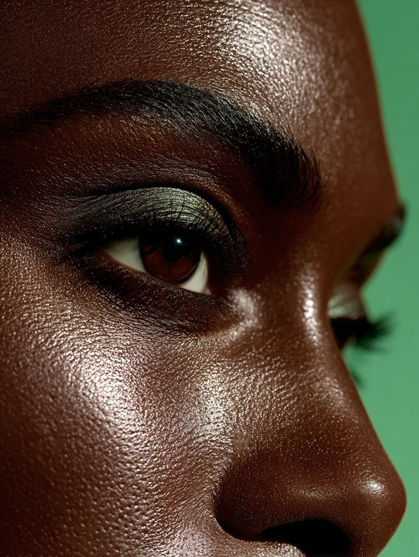 Close-Up Eye Makeup