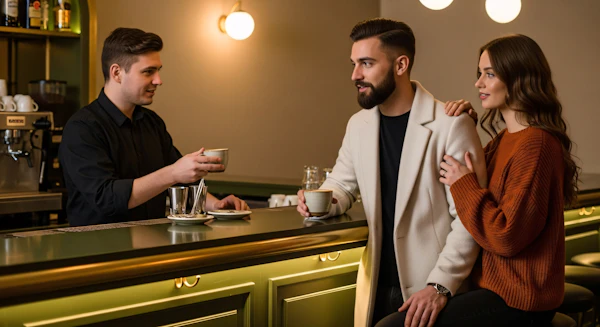 Cozy Café Interaction