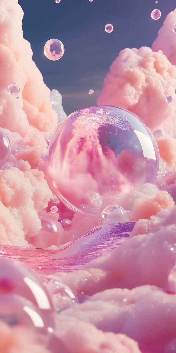 Dreamy Cotton Candy Clouds