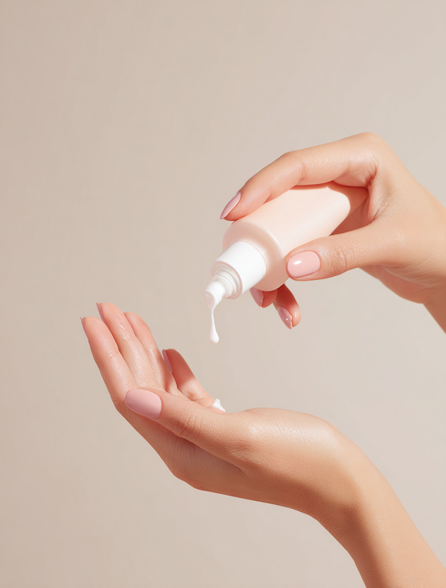 Hand Lotion Application
