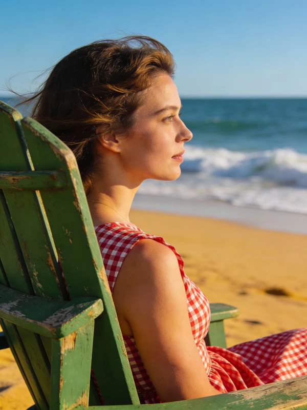 Woman by the Ocean