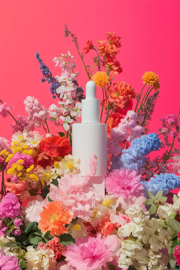 Floral Dropper Bottle