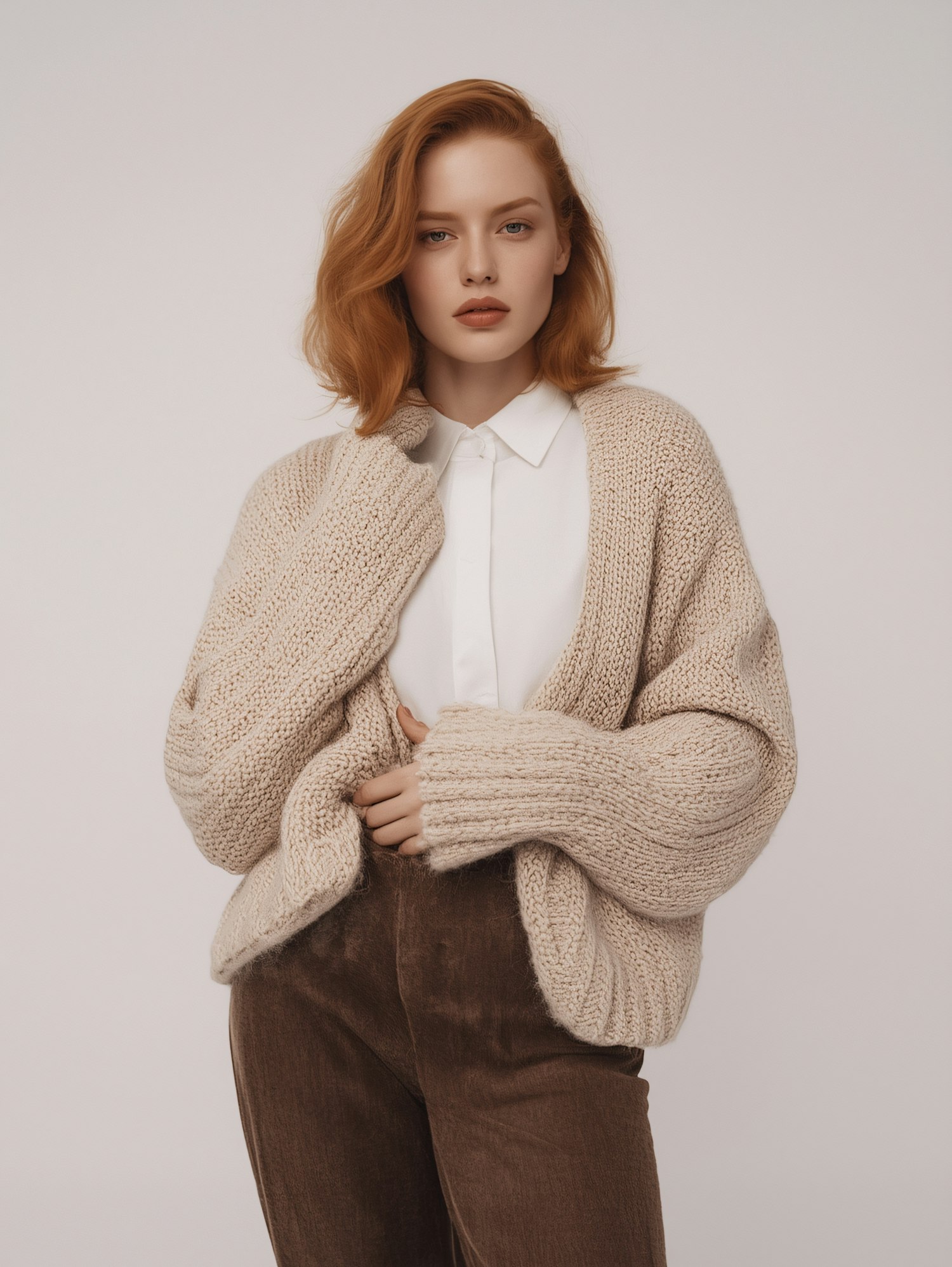 Cozy Fashion Portrait