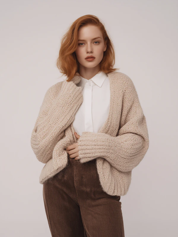 Cozy Fashion Portrait