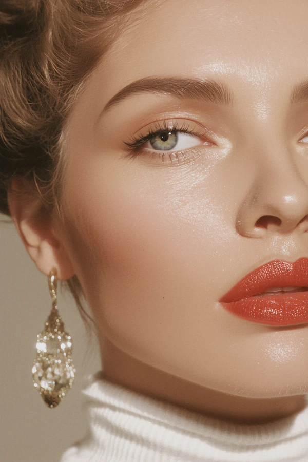 Elegant Portrait Close-Up