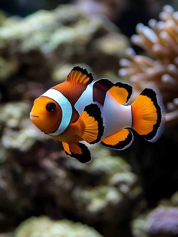 Clownfish in Aquarium