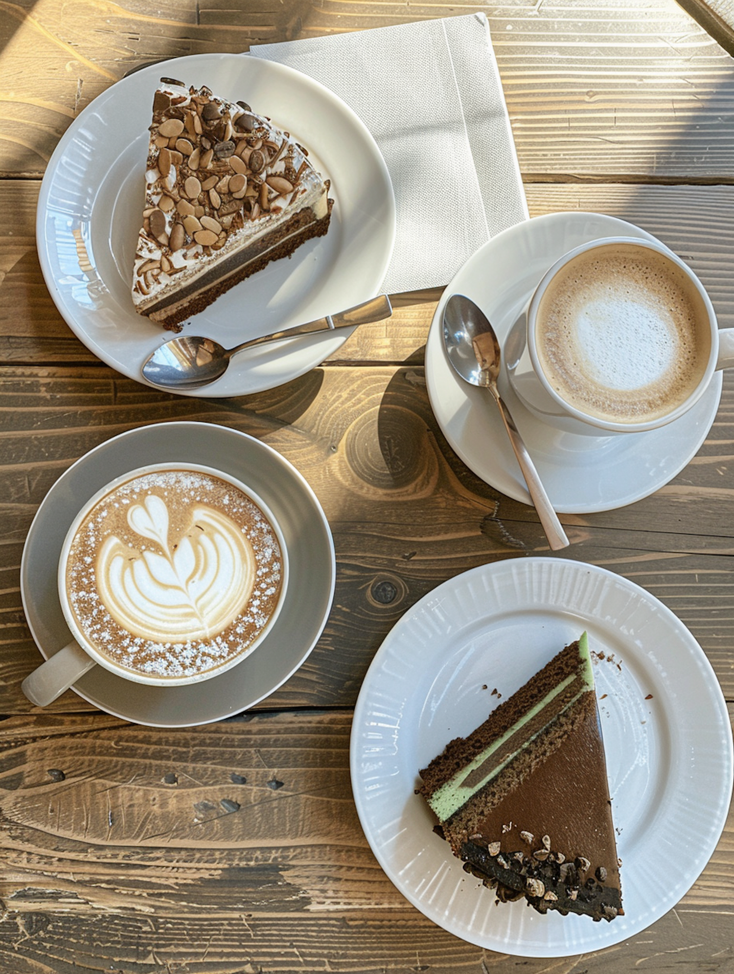 Cozy Coffee and Cake Table Setting