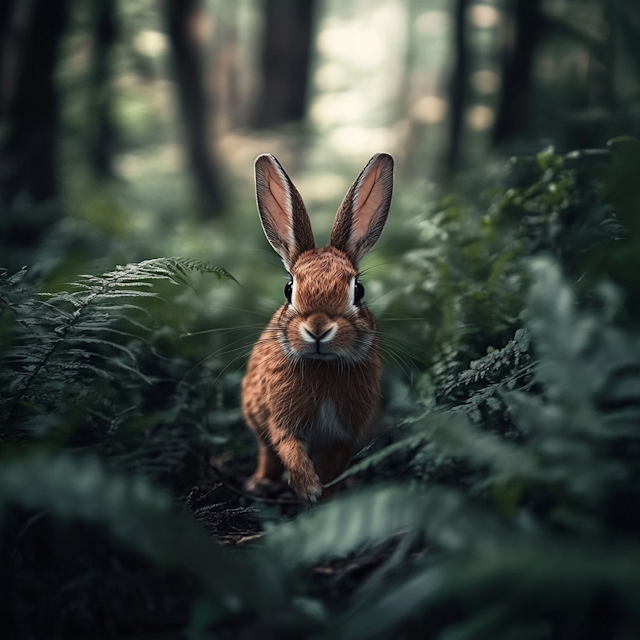 Rabbit in Forest