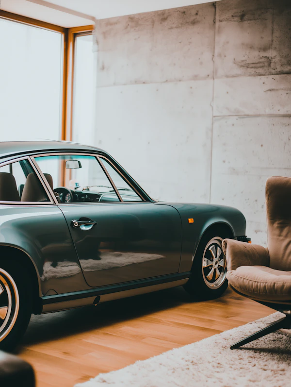 Vintage Car Indoors