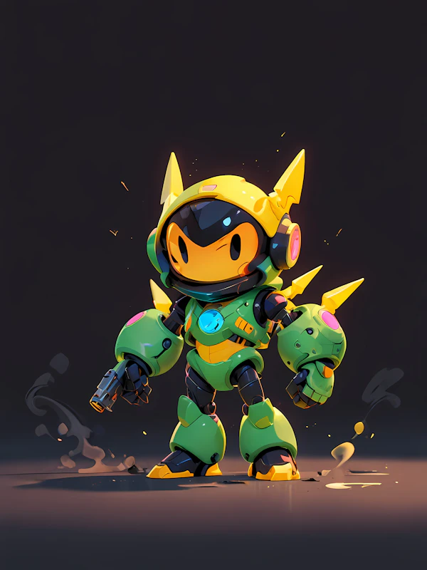 Futuristic Robot Hero