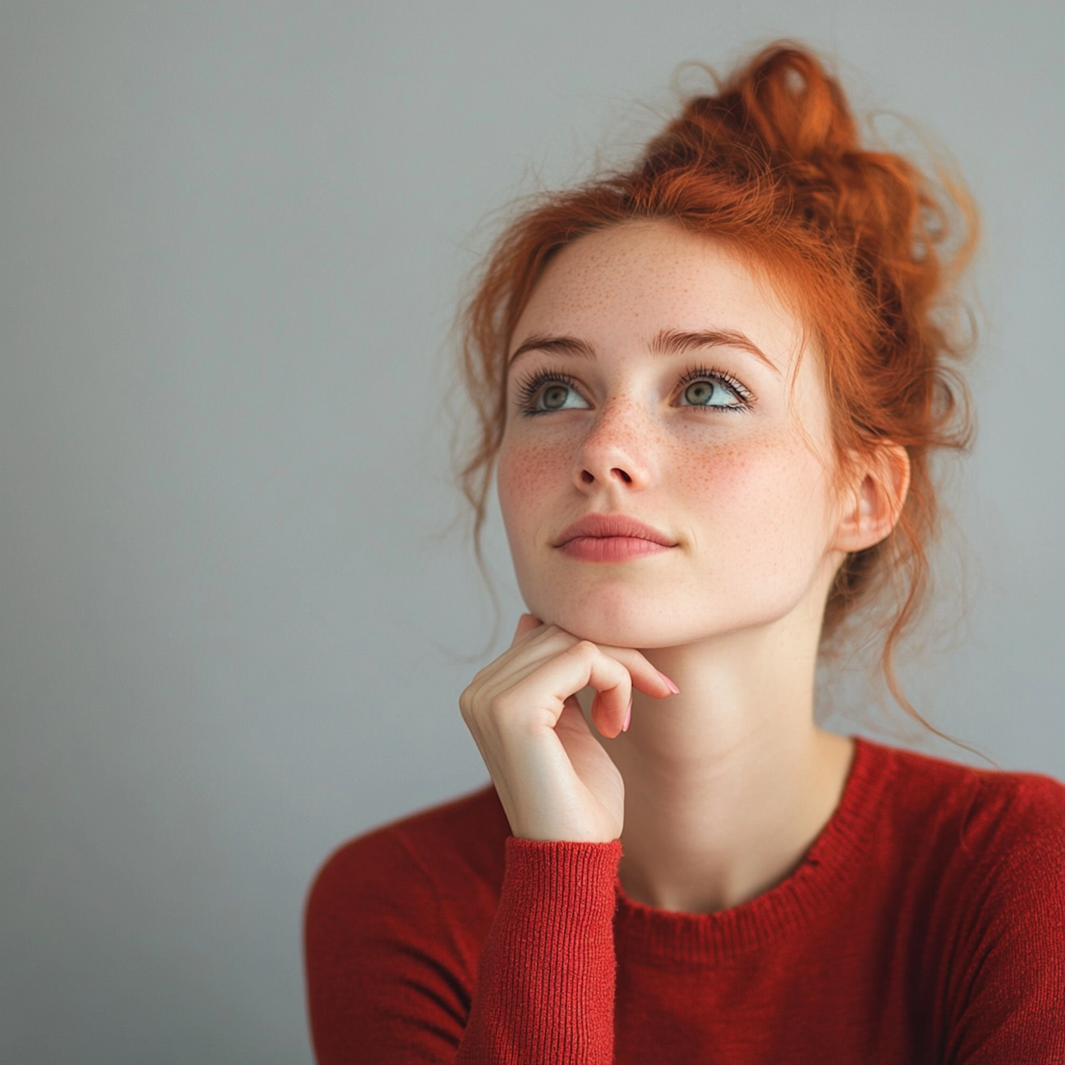 Portrait of a Thoughtful Woman