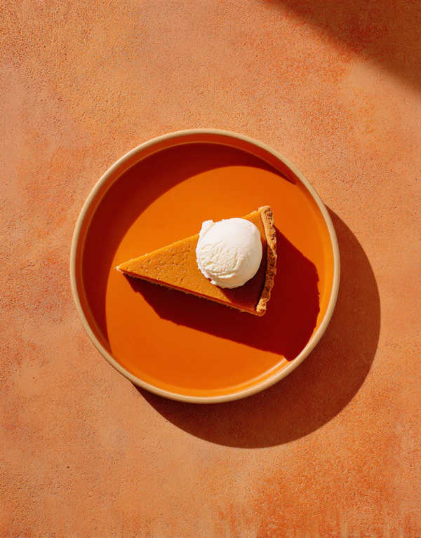 Pumpkin Pie Close-Up