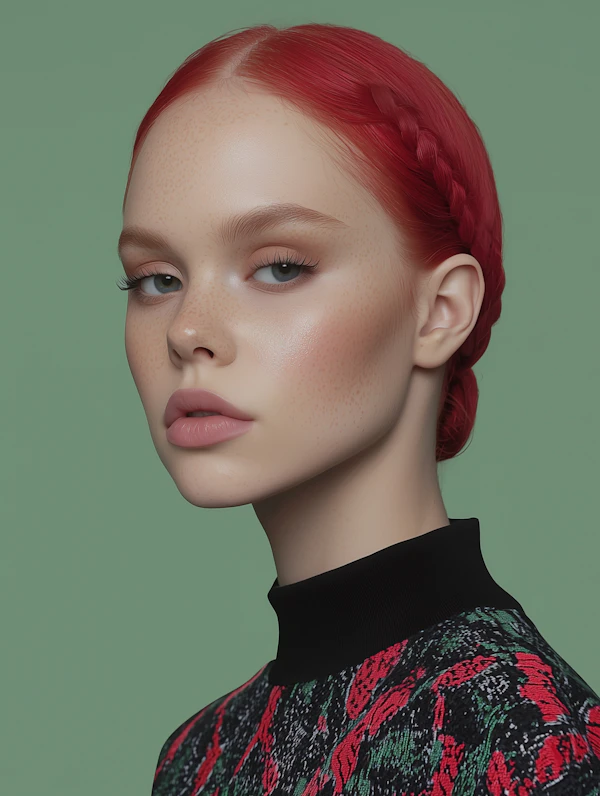 Portrait of a Red-Haired Woman