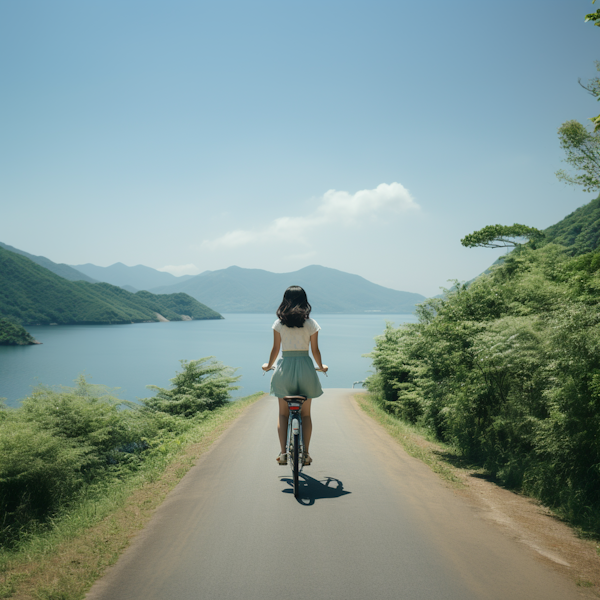 Serene Cycling Escape