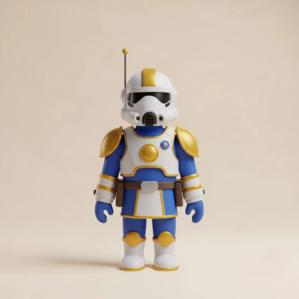 Futuristic Soldier Render