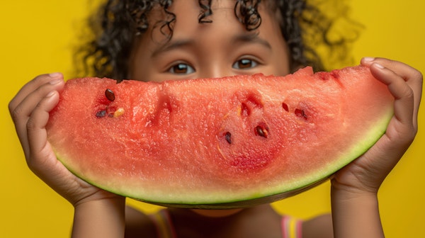 Child with Watermelon