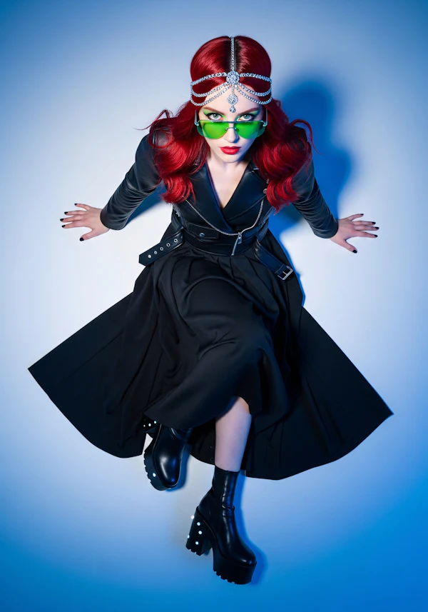 Futuristic Redhead Style