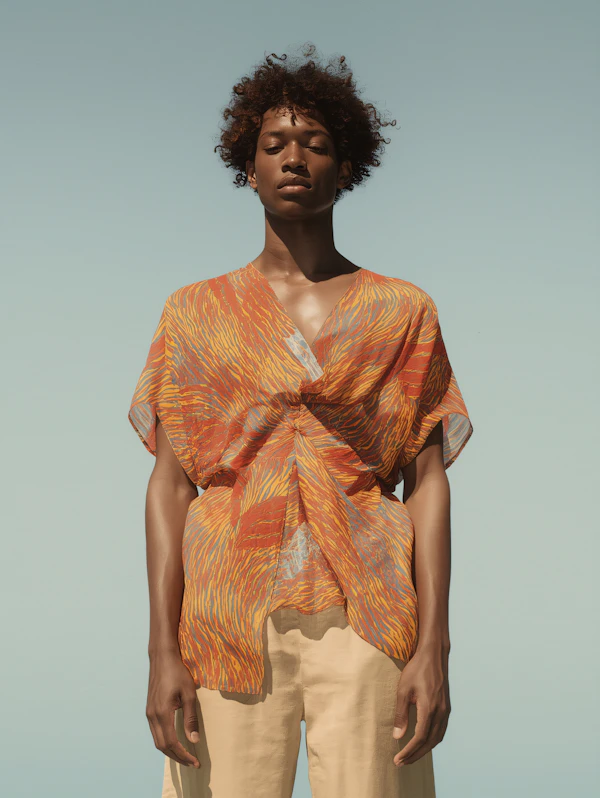 Person in Vibrant Attire