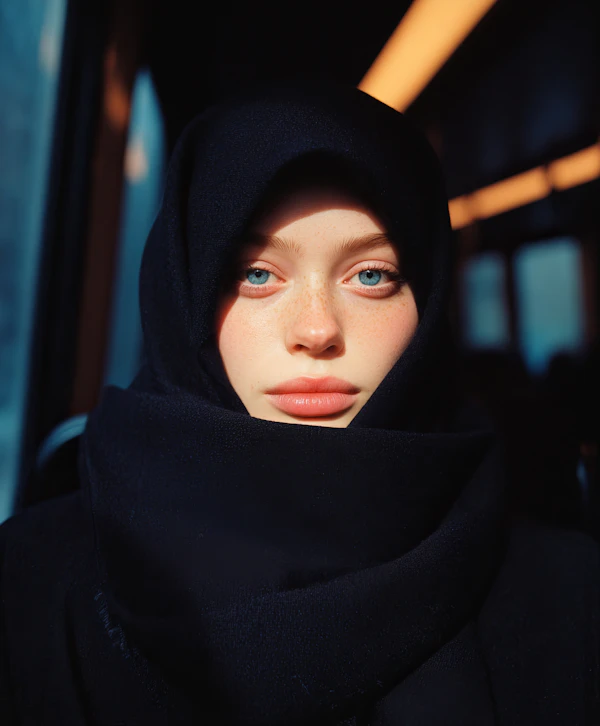 Portrait with Headscarf