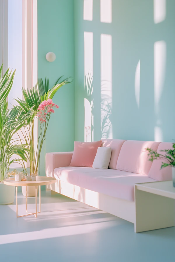 Serene Pastel Interior
