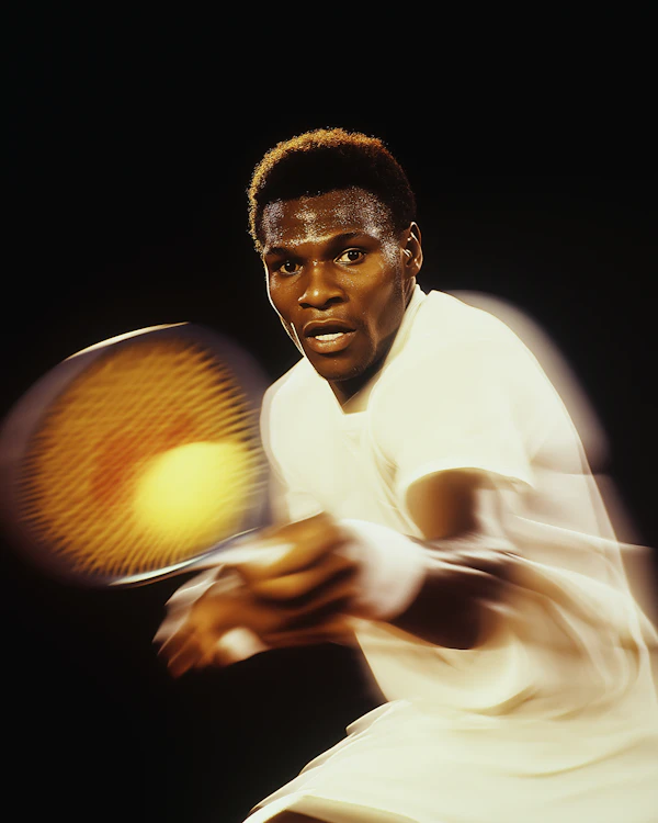Tennis Action Shot