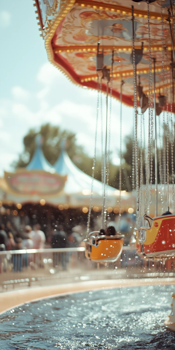 Amusement Park Carousel Swing Ride