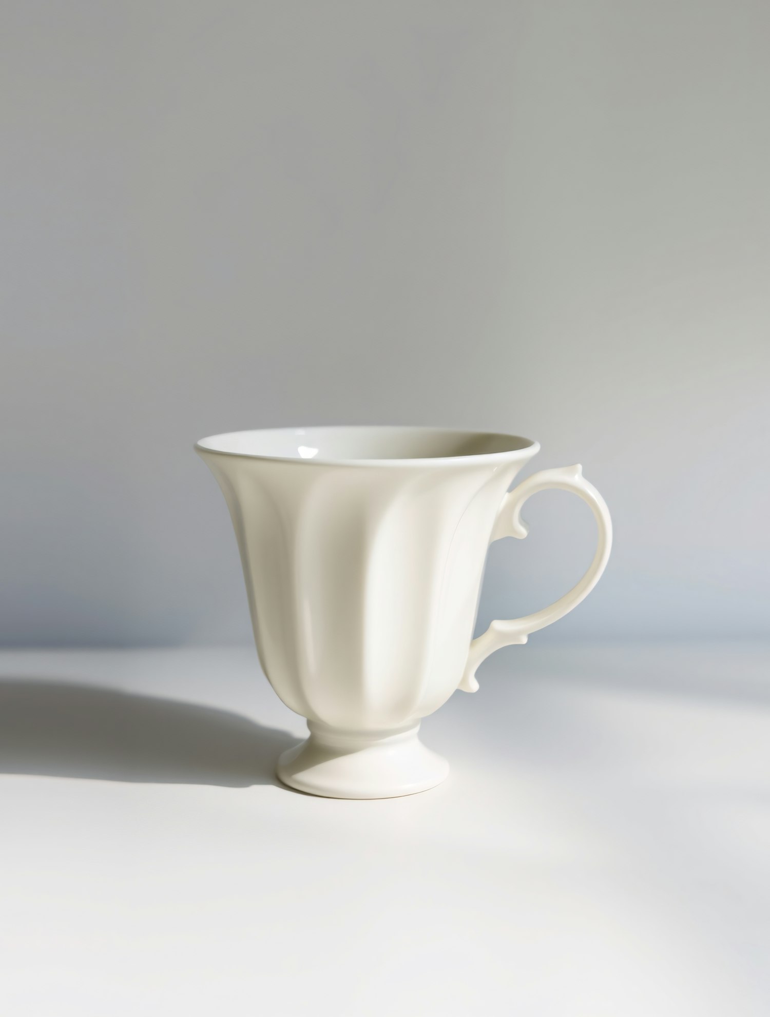 Elegant White Ceramic Cup