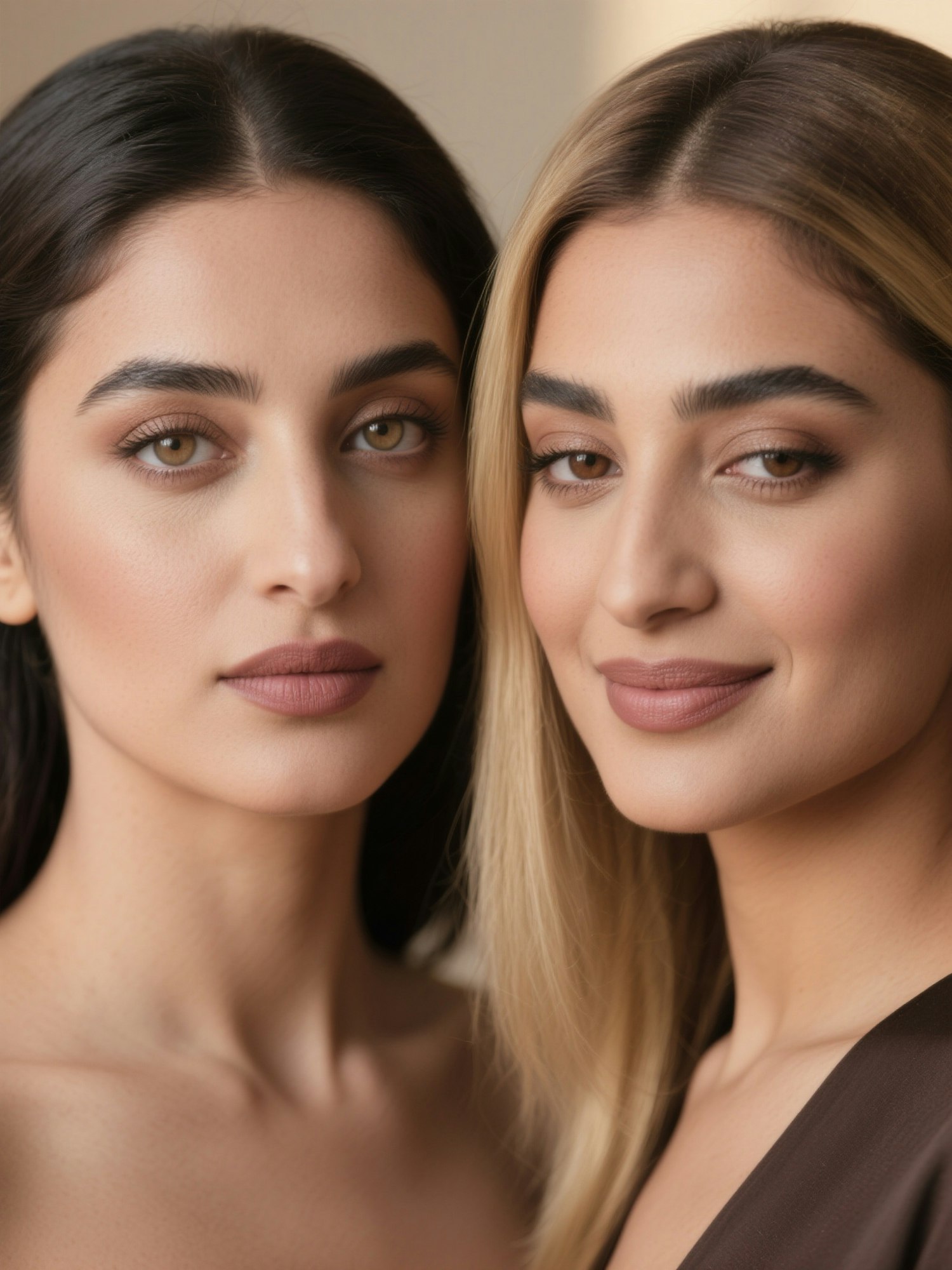 Close-Up of Two Women