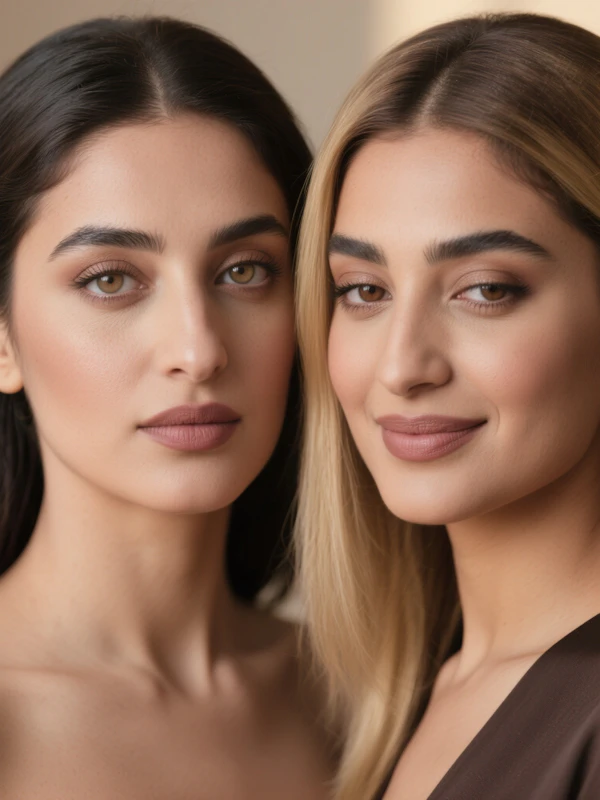Close-Up of Two Women