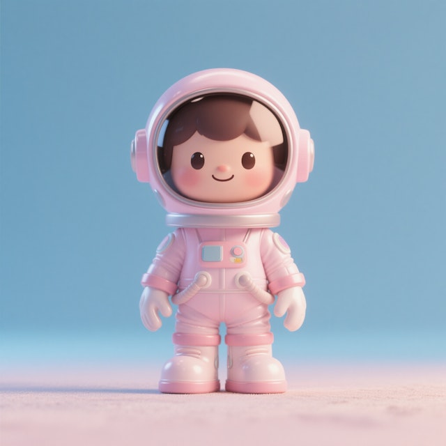 Cartoon Astronaut Art