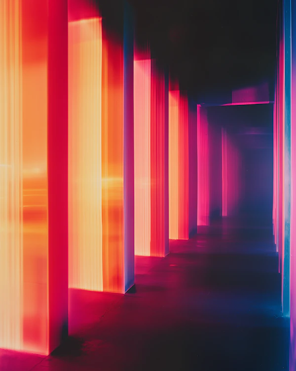 Futuristic Light Hallway