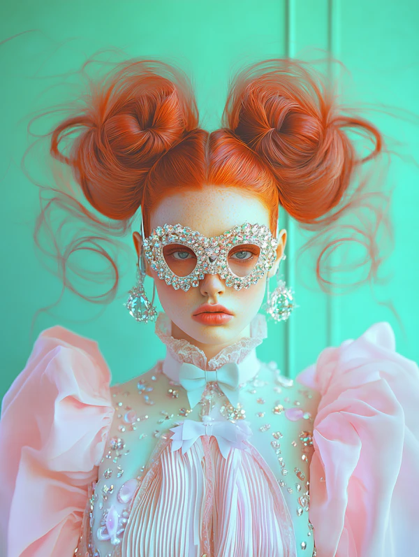 Red-Haired Glamour Portrait