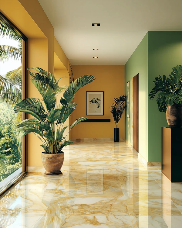 Tropical Modern Hallway