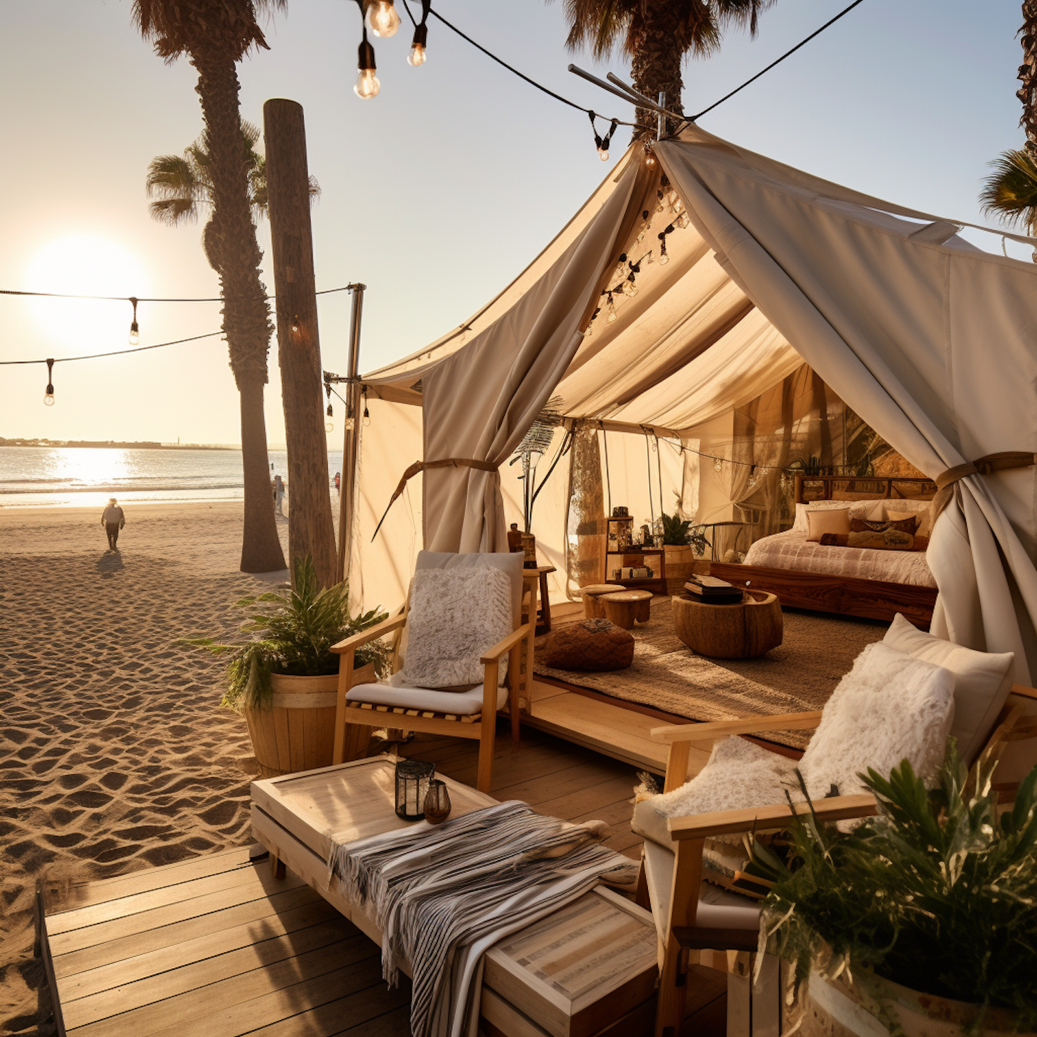 Sunset Serenity Beachside Glamping Retreat