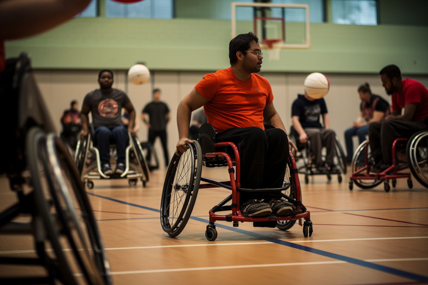 Wheelchair Basketball Focus