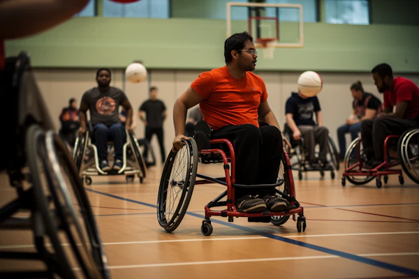 Wheelchair Basketball Focus