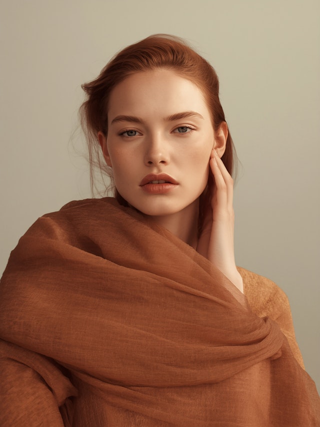 Portrait of Red-Haired Woman