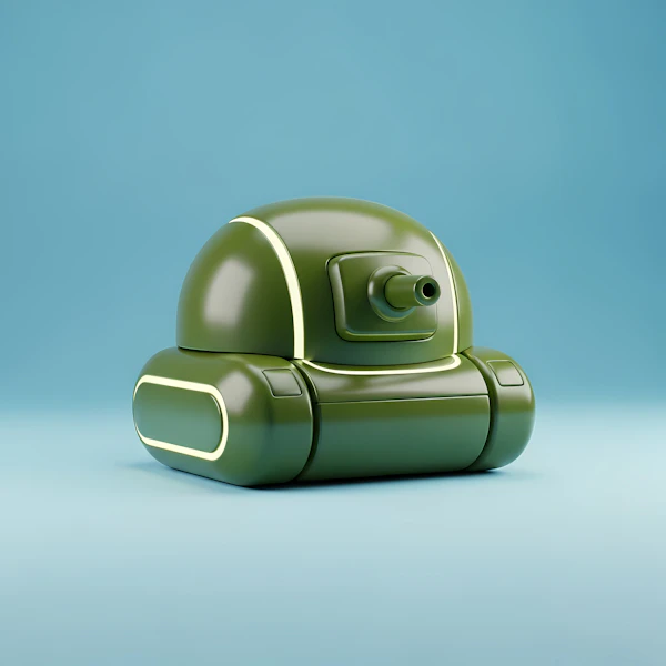 Stylized Green Tank