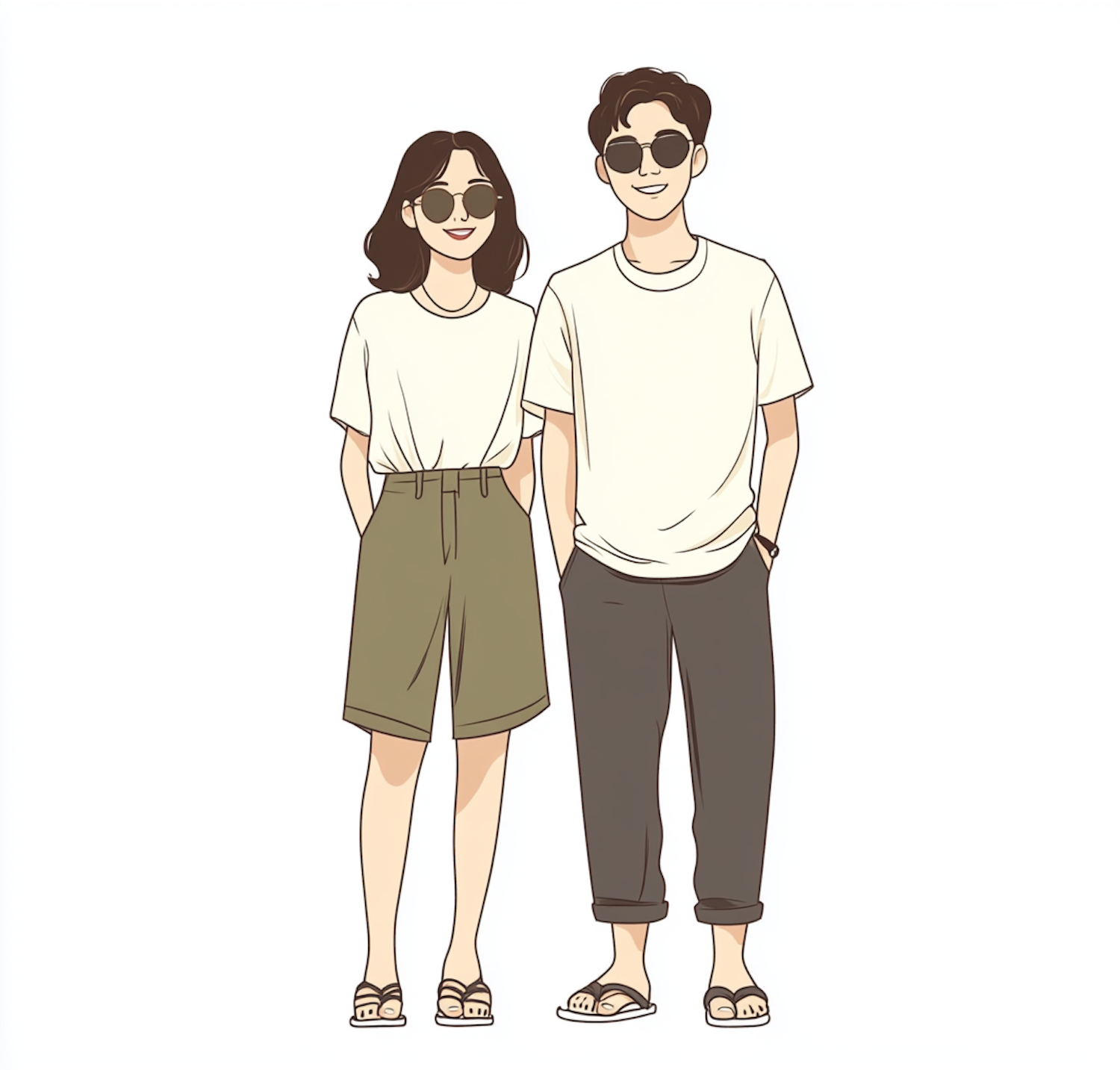 Casual Summer Couple